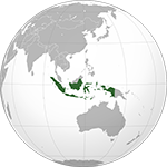 Indonezja na mapie świata